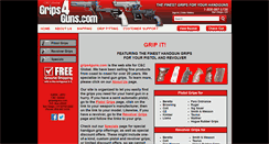 Desktop Screenshot of grips4guns.com